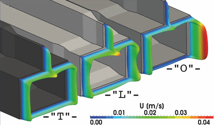 OpenFOAM polymer extrusion simulation – extrusion die 5